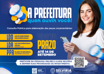 Prefeitura lança formulário de sugestões para o planejamento orçamentário de Selvíria