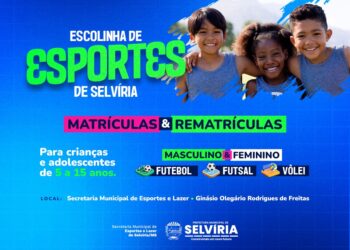 Prefeitura de Selvíria abre matrículas para escolinhas de futebol, futsal e vôlei