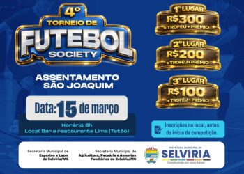 Assentamento São Joaquim sediará 4º Campeonato de Futebol Society