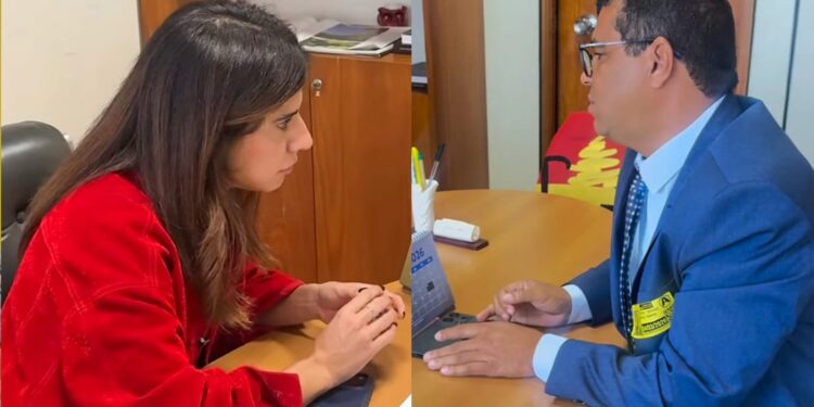 Em Brasília, Jaime se reúne com a deputada federal Camila Jara