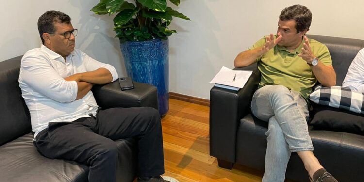 Em Campo Grande, Prefeito Jaime se reúne com deputado Beto Pereira