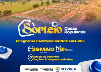 Prefeitura de Selvíria sorteia casas populares na sexta