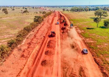 Obras de pavimentação de trecho da MS-444