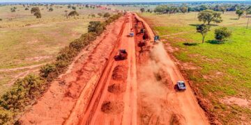 Obras de pavimentação de trecho da MS-444